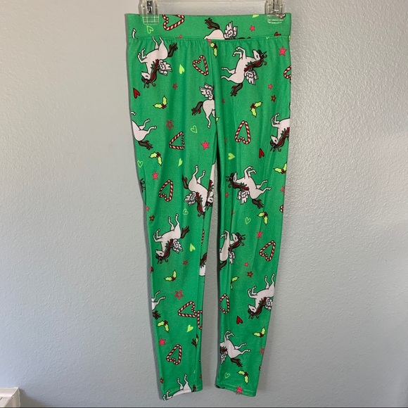Justice Hooded Christmas Unicorn Pajama Set - Picture 11 of 15